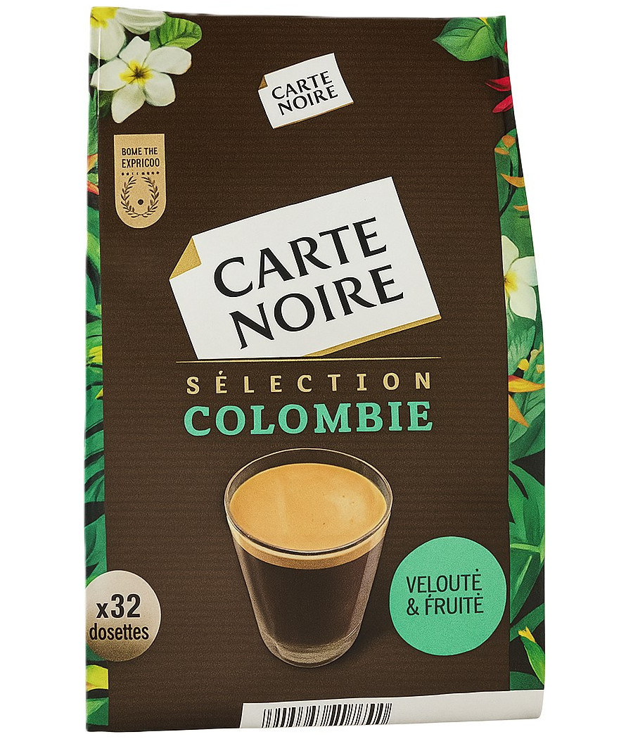 CAFE SELECTION COLOMBIE 32 DOSETTES CATRE NOIRE 250G