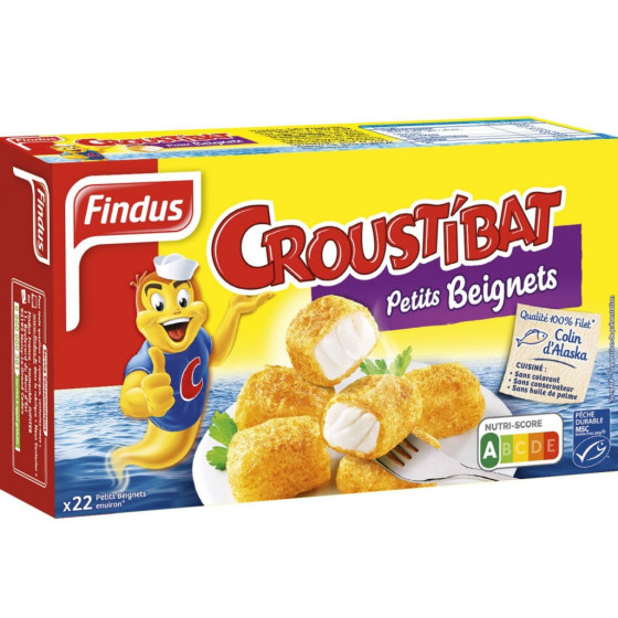 CROUSTIBAT PETITS BEIGNETS X22 FINDUS 300G