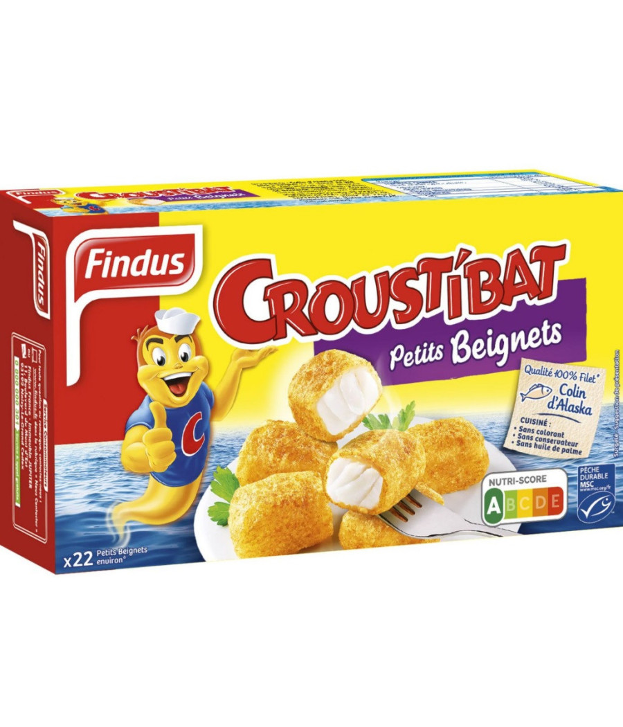 CROUSTIBAT PETITS BEIGNETS X22 FINDUS 300G