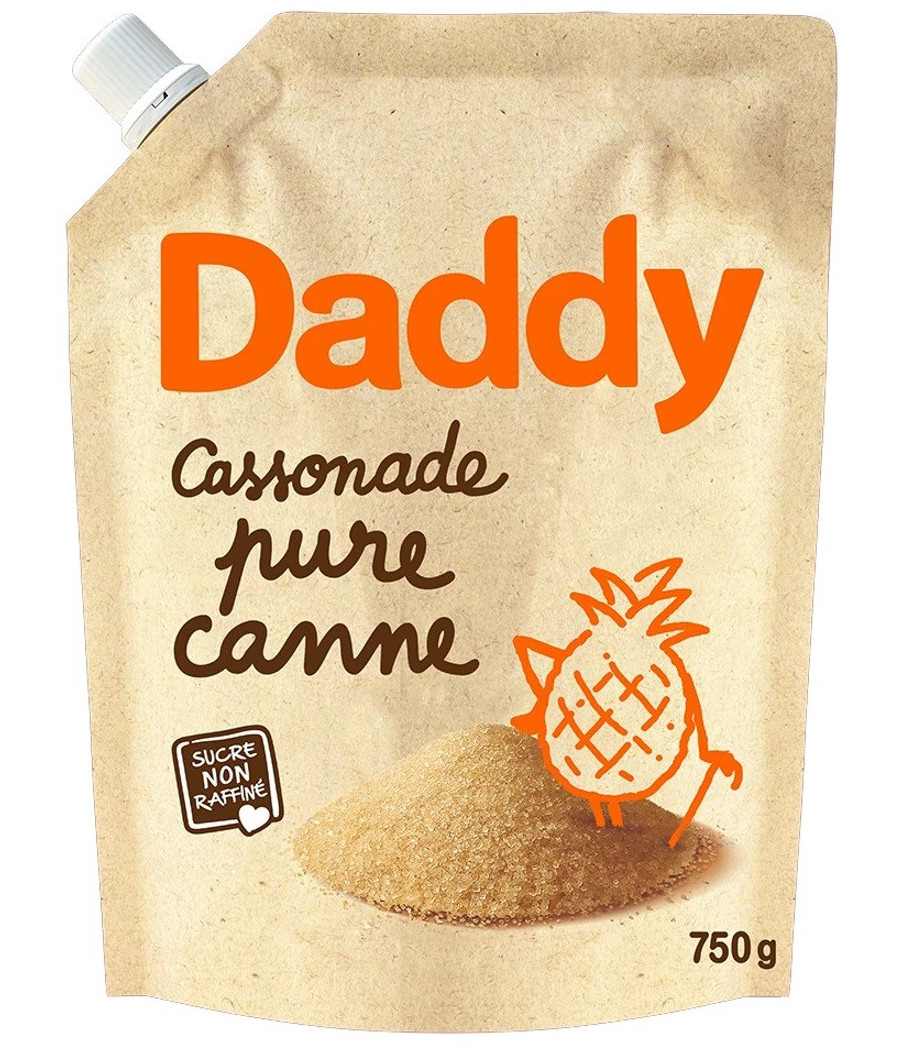 SUCRE CASSONADE PURE CANNE DADDY 750G