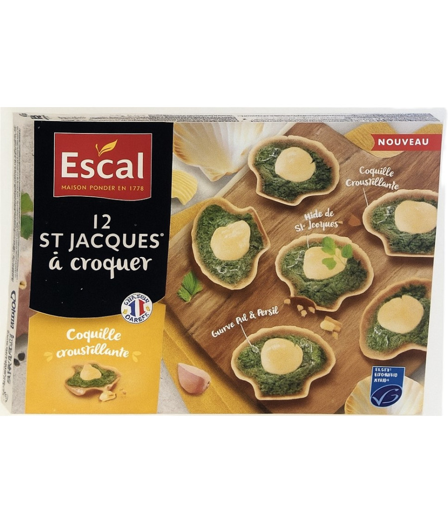 12 ST-JACQUES A CROQUER ESCAL 160G