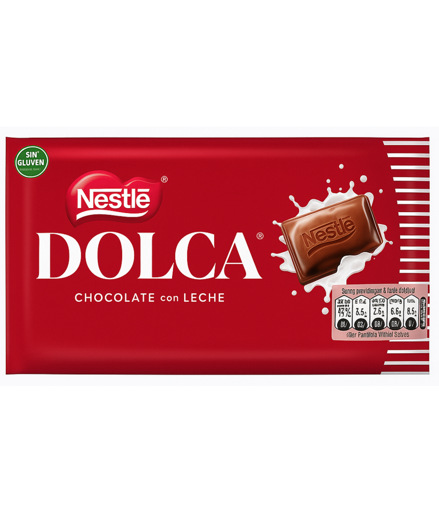 CHOCOLAT AU LAIT DOLCA BY NESTLE  100G
