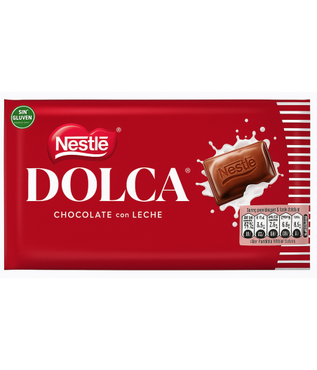 CHOCOLAT AU LAIT DOLCA BY NESTLE  100G