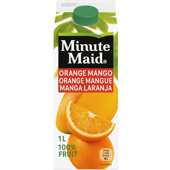 JUS D'ORANGE ET MANGO MINUTE MAID 1L