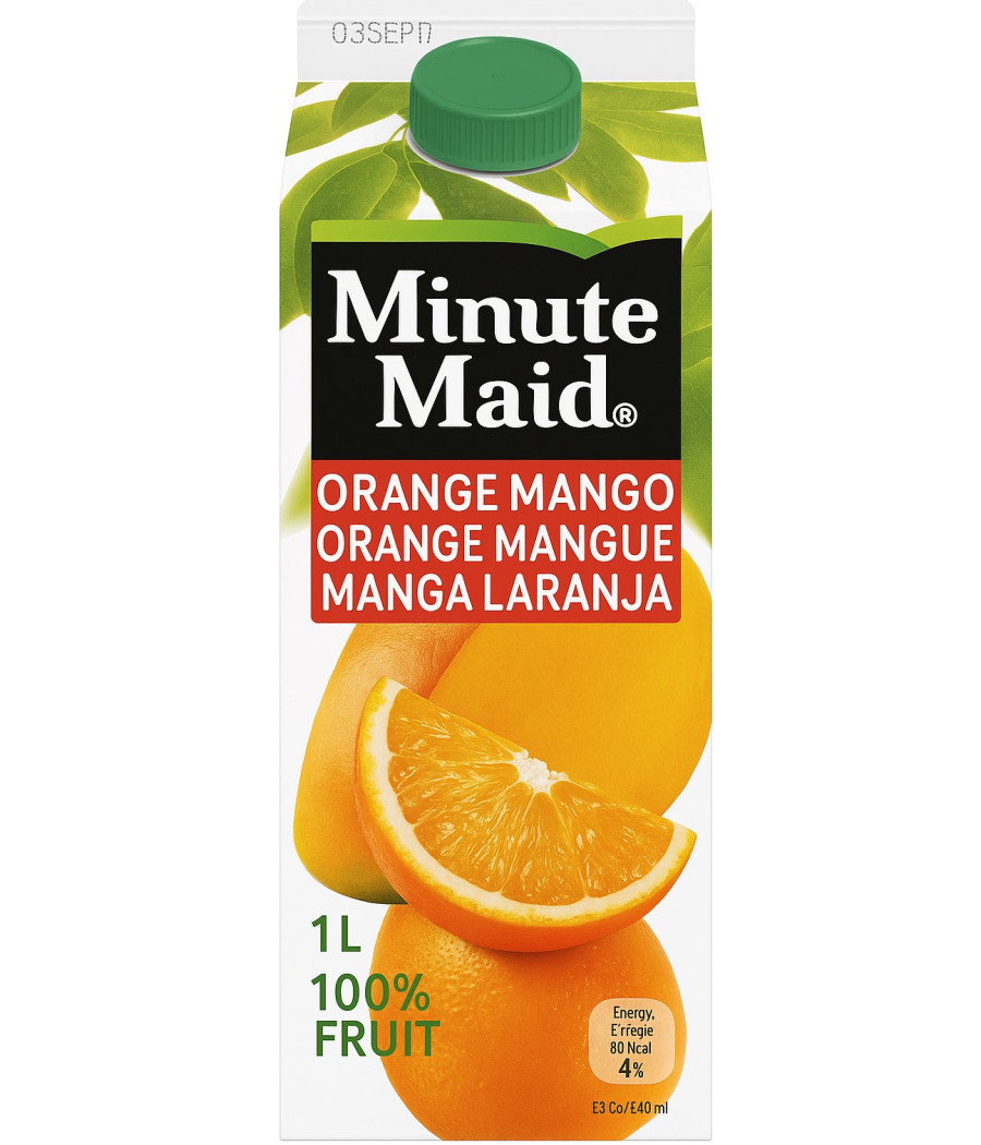 JUS D'ORANGE ET MANGO MINUTE MAID 1L