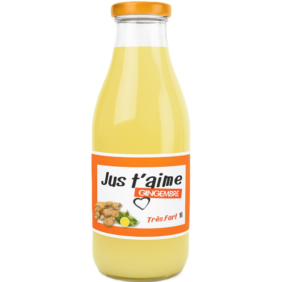 JUS DE FRUITS CONCENTRE A BASE GINGEMBRE T'AIME 1L