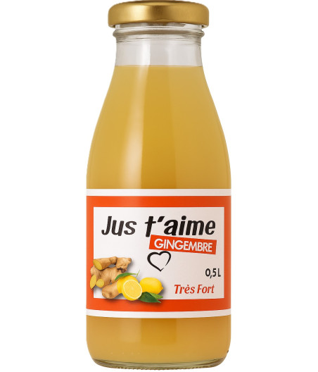 JUS DE FRUITS CONCENTRE A BASE GINGEMBRE T'AIME 0,5L