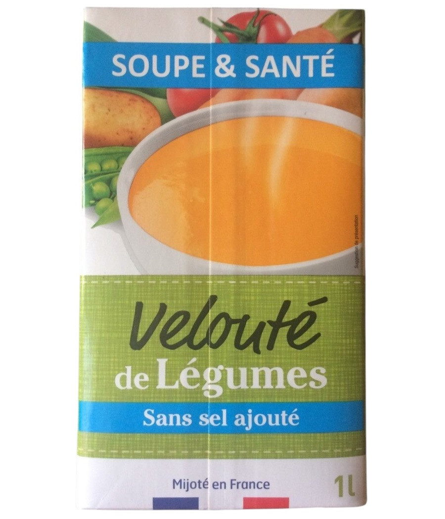 VELOUTE DE LEGUMES SANS SEL AJOUTE 1L
