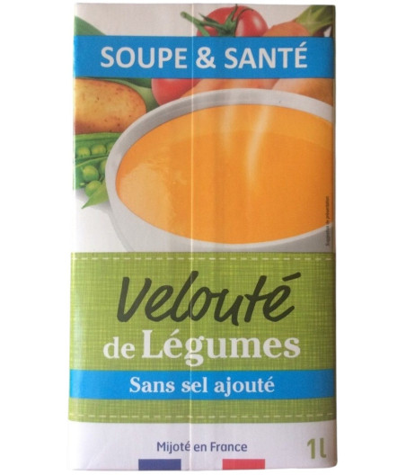 VELOUTE DE LEGUMES SANS SEL AJOUTE 1L
