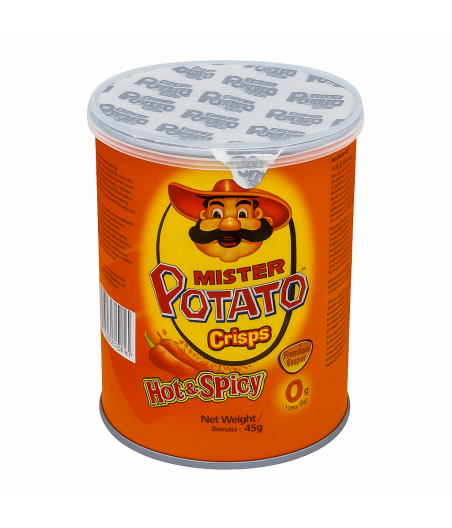 CHIPS HOT & SPICY MISTER POTATO 45G