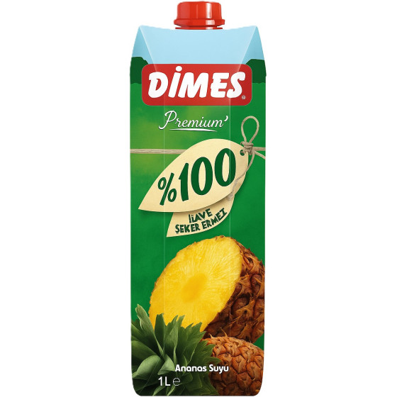 JUS DE FRUITS D'ANANAS SANS SUCRES AJOUTES DIMES 1L