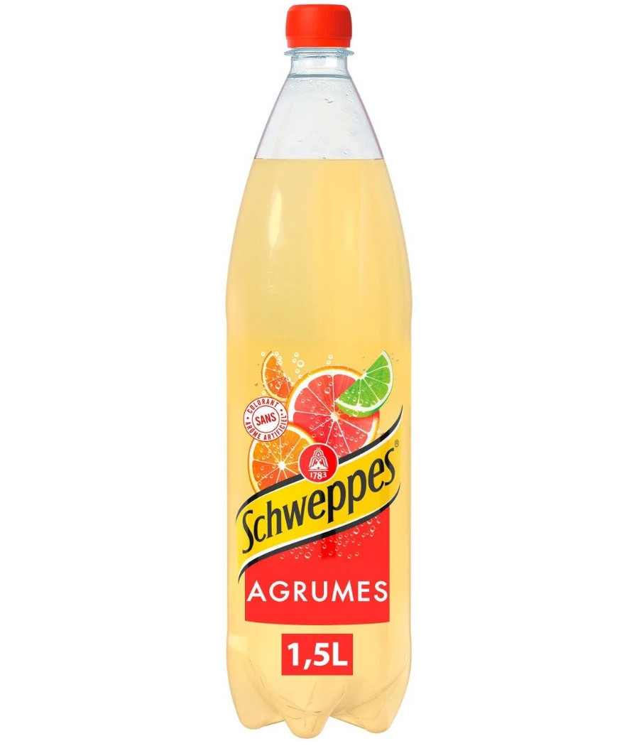 BOISSON SAVEUR AGRUMES SCHWEPPES 1,5L