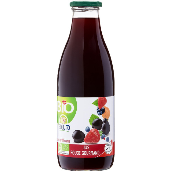 JUS DE FRUITS ROUGE GOURMAND BIO PAQUITO 1L