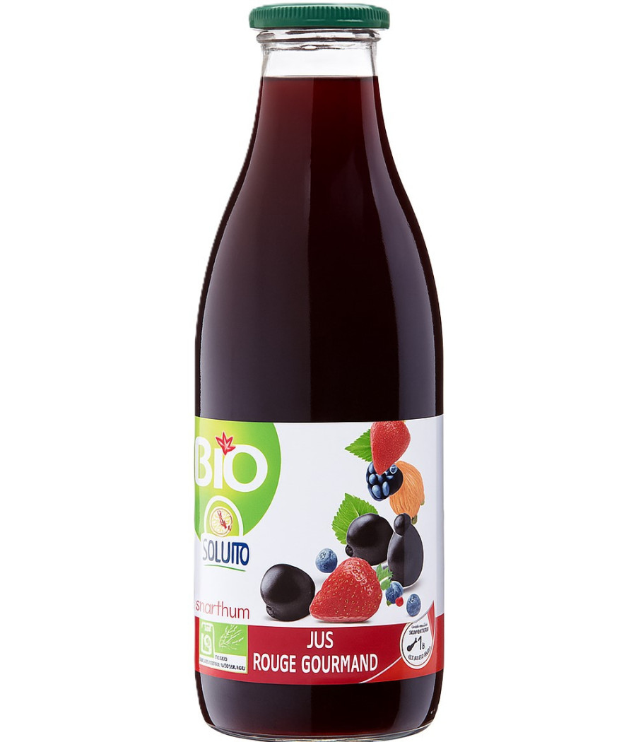 JUS DE FRUITS ROUGE GOURMAND BIO PAQUITO 1L