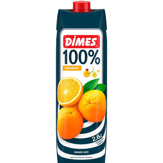 JUS DE FRUITS D'ORANGE DIMES 1L