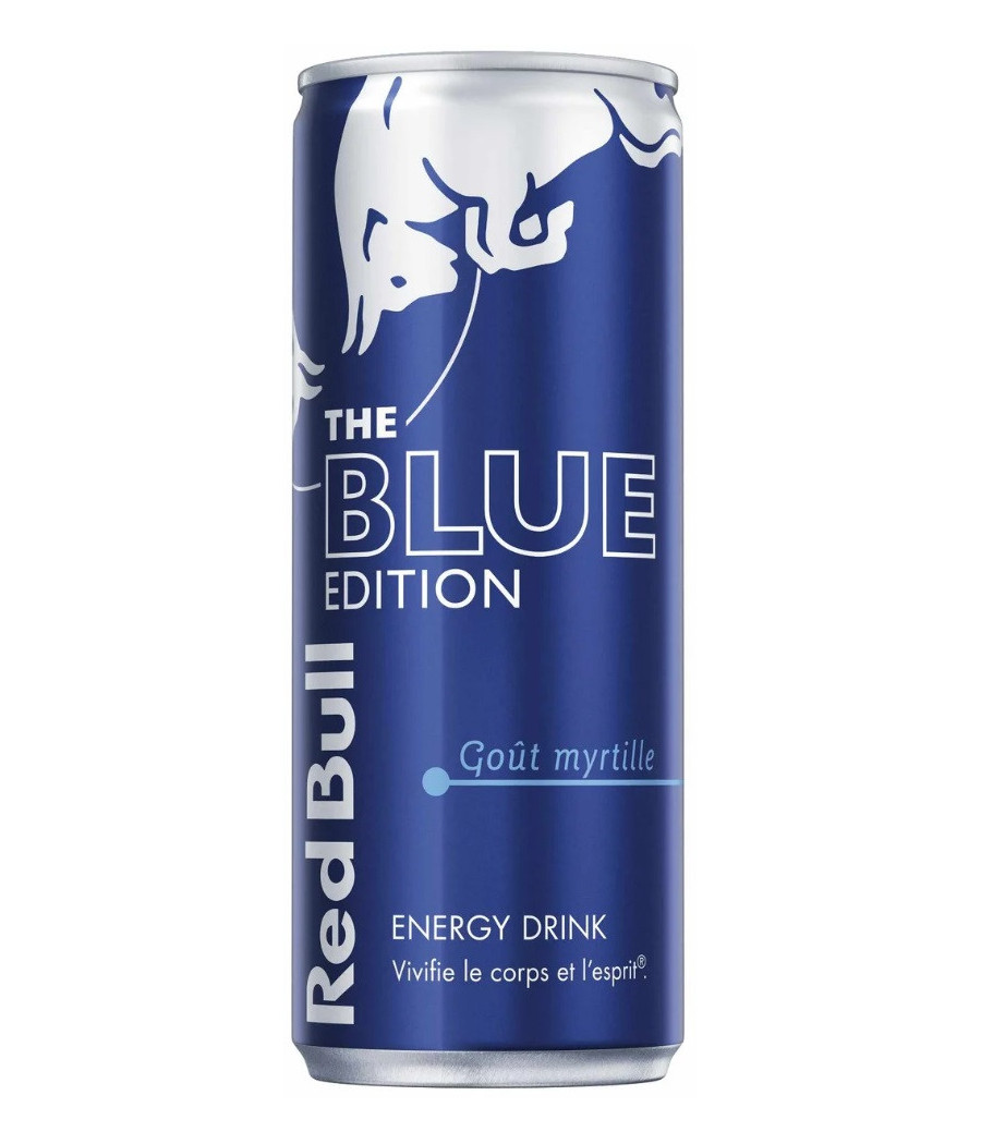 BOISSON ENERGISANTE SAVEUR MYRTILLE RED BULL 25CL