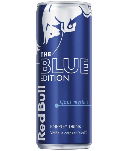BOISSON ENERGISANTE SAVEUR MYRTILLE RED BULL 25CL