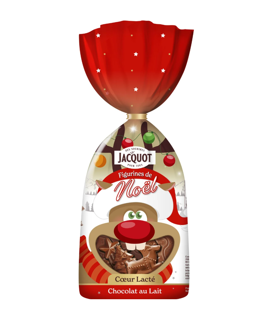ASSORTISSEMENTS DE CHOCOLAT AU LAIT COEUR LACTE  JACQUOT  250G