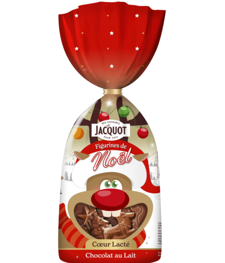 ASSORTISSEMENTS DE CHOCOLAT AU LAIT COEUR LACTE  JACQUOT  250G