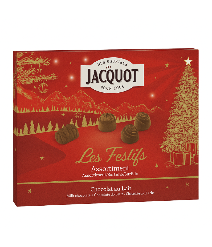 ASSORTIMENT CHOCOLAT AU LAIT JACQUOT  214G