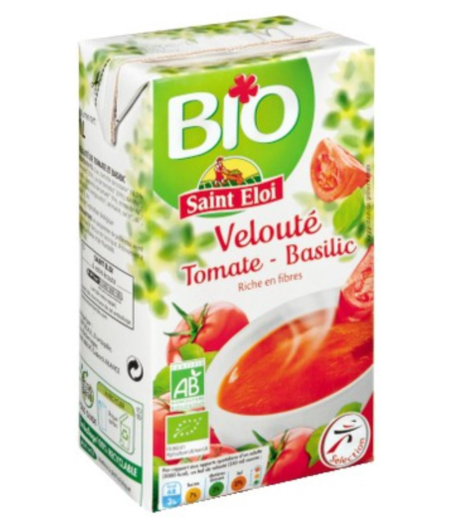 VELOUTE TOMATES BASILIC BIO SAINT ELOI 1L