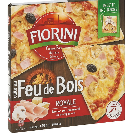 PIZZA ROYALE CUITE AU FEU DE BOIS FIORINI 420G