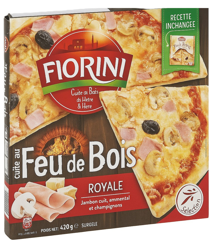PIZZA ROYALE CUITE AU FEU DE BOIS FIORINI 420G
