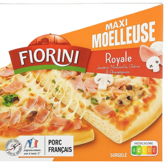 PIZZA MAXI GOURMANDE ROYALE SURGELEE FIORINI 600G