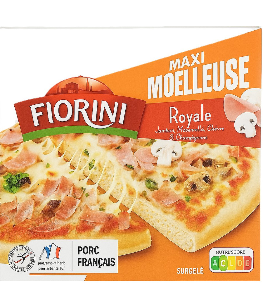 PIZZA MAXI GOURMANDE ROYALE SURGELEE FIORINI 600G