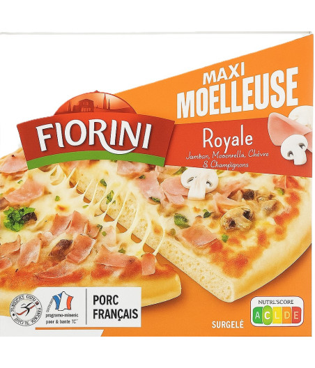 PIZZA MAXI GOURMANDE ROYALE SURGELEE FIORINI 600G