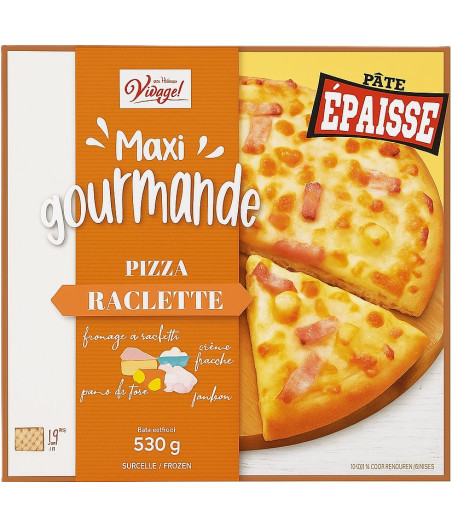 PIZZA MAXI GOURMANDE RACLETTE VIVAGEL 530G