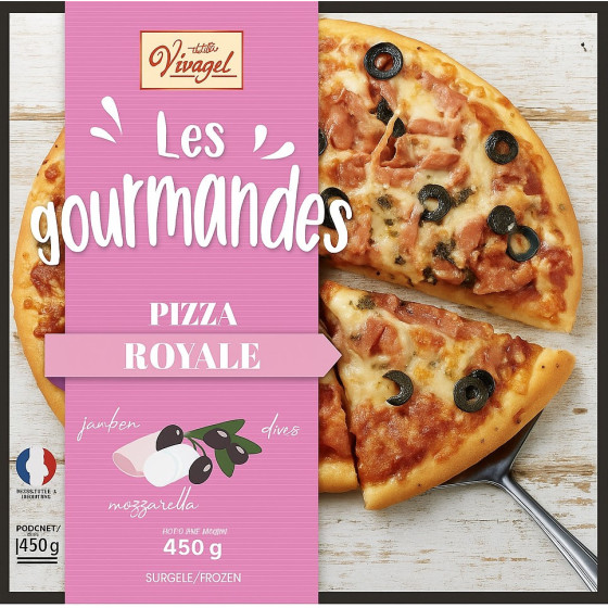 PIZZA ROYALE LES GOURMANDES VIVAGEL 450G