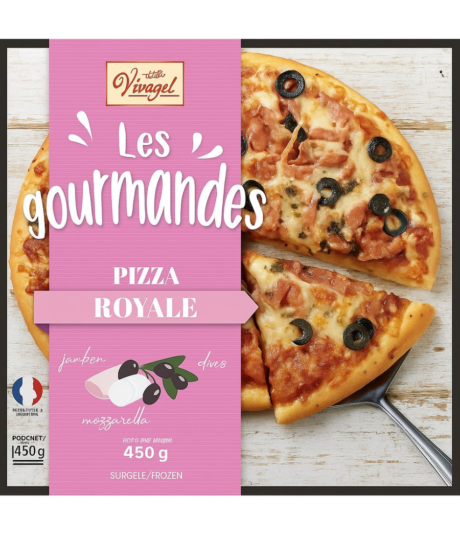 PIZZA ROYALE LES GOURMANDES VIVAGEL 450G