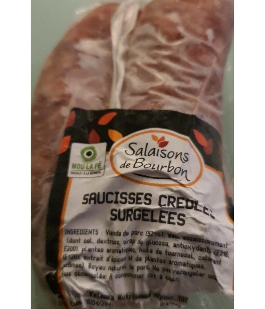 SAUCISSES CREOLES SURGELEES