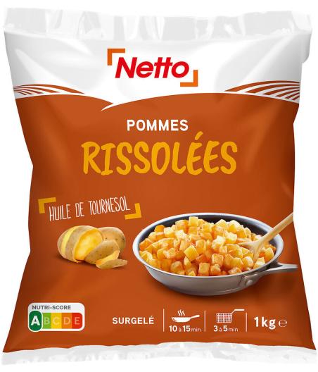 POMMES RISSOLEES NETTO 1KG