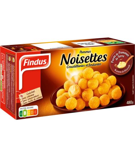 POMMES NOISETTES FINDUS 480G