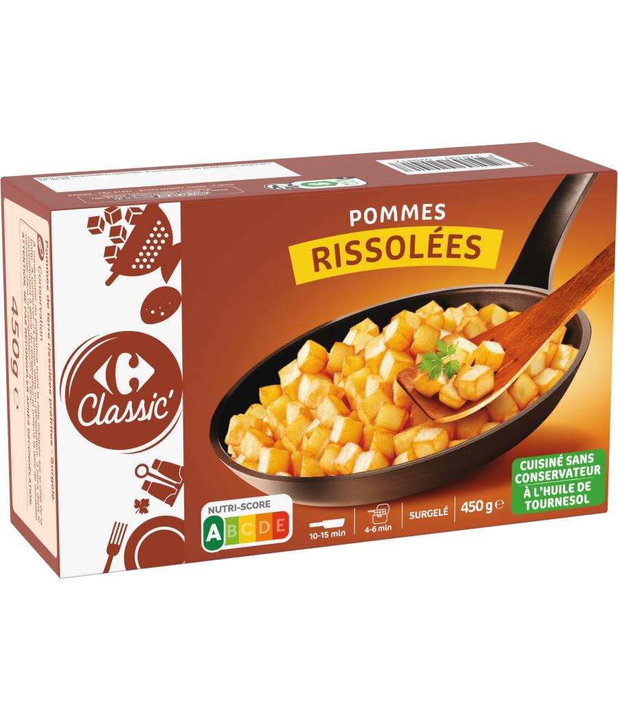 POMMES RISSOLEES CARREFOUR 450G