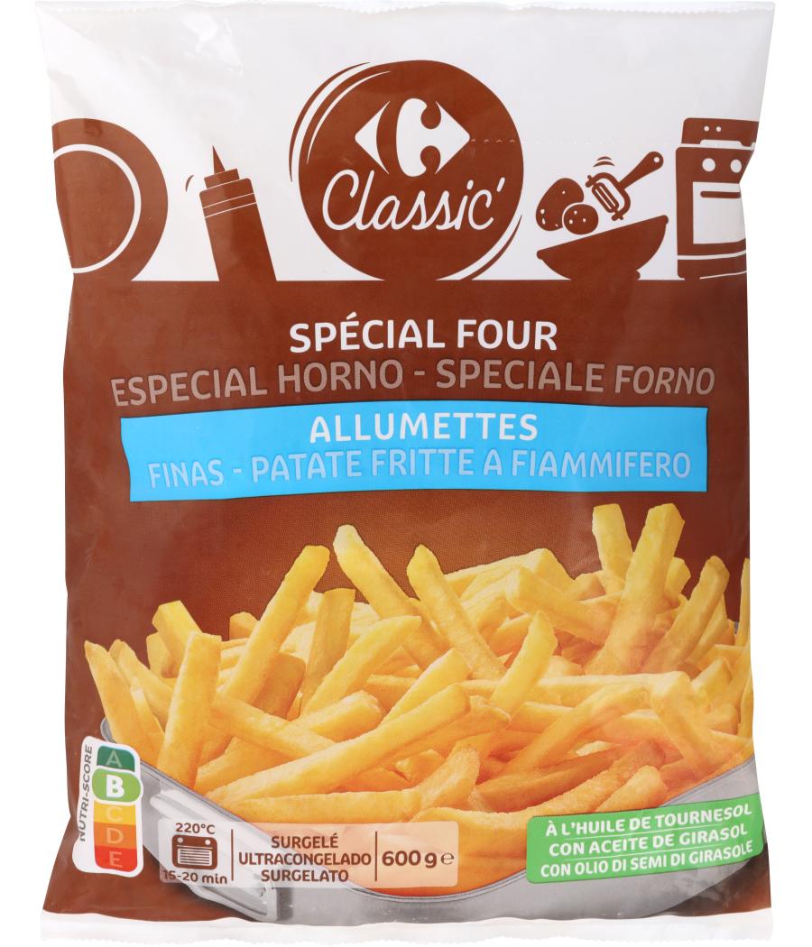 FRITES ALLUMETTES CARREFOUR 600G