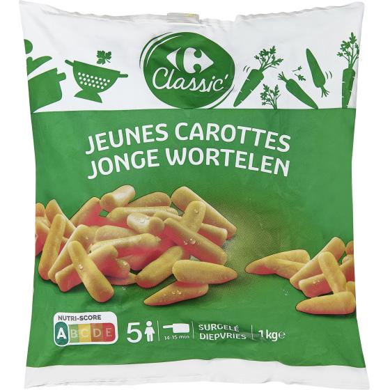 JEUNES CAROTTES CARREFOUR 1KG