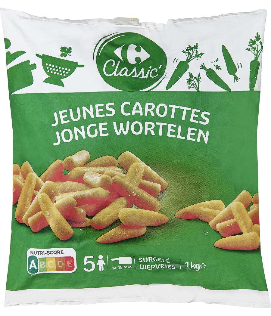 JEUNES CAROTTES CARREFOUR 1KG