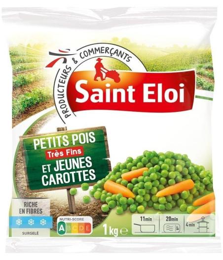 PETITS POIS ET CAROTTES SAINT ELOI 1KG