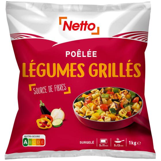LEGUMES POELEES GRILLES NETTO 1KG