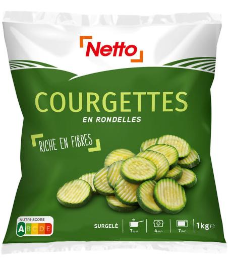 COURGETTES RONDELLES NETTO 1KG