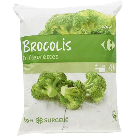 BROCOLIS EN FLEURETTES CARREFOUR 1KG