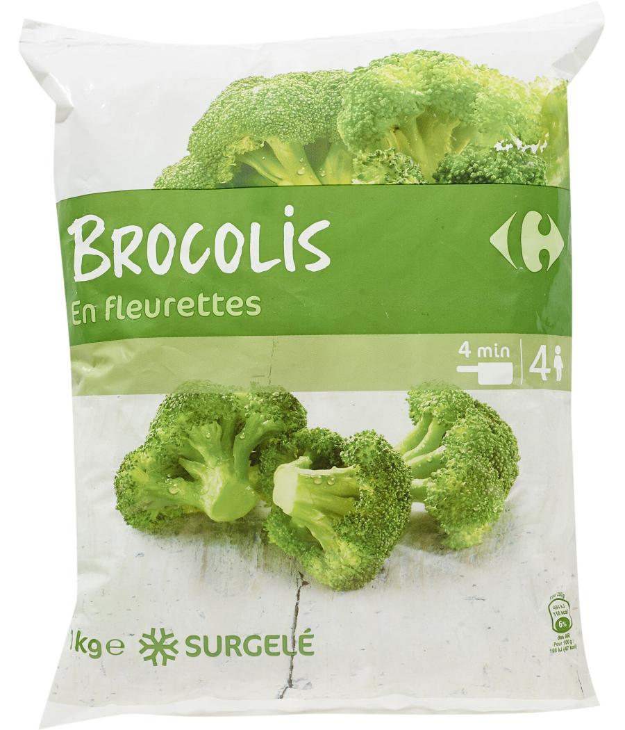 BROCOLIS EN FLEURETTES CARREFOUR 1KG