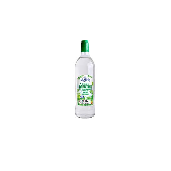 SIROP DE MENTHE TRANSPARENT PAQUITO 1L