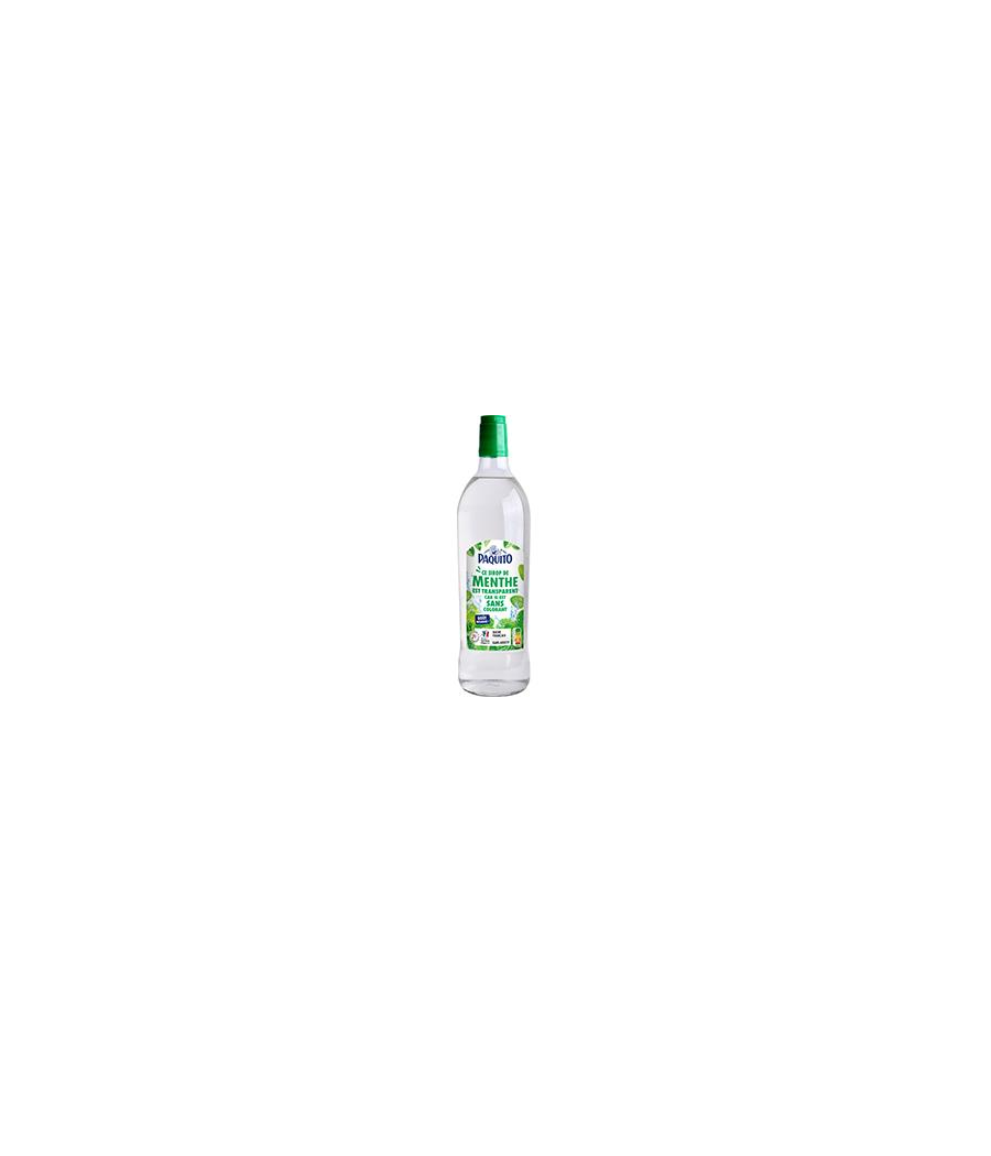 SIROP DE MENTHE TRANSPARENT PAQUITO 1L