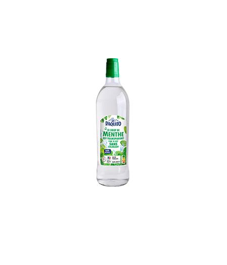 SIROP DE MENTHE TRANSPARENT PAQUITO 1L