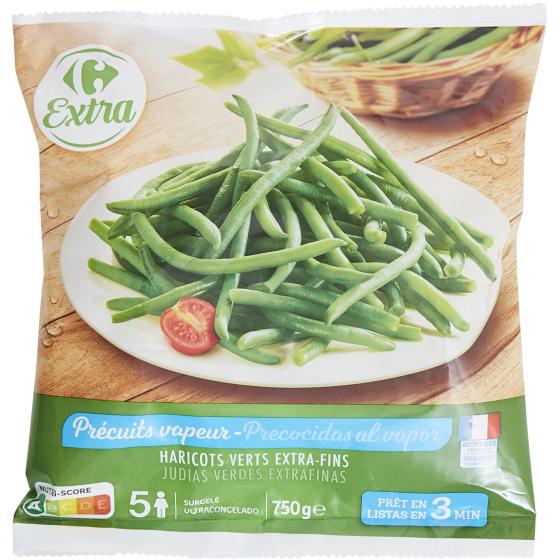 HARICOTS VERTS EXTRA-FINS CARREFOUR 750G