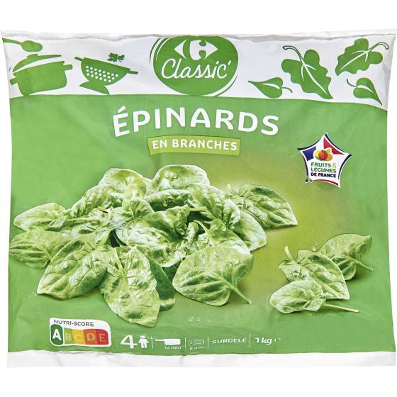 LEGUMES EPINARDS EN BRANCHES 1KG